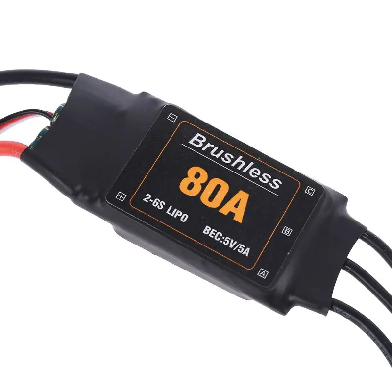 80A 2-6S ESC бесщеточный контроллер скорости для RC самолета вертолета R7RB | Игрушки и