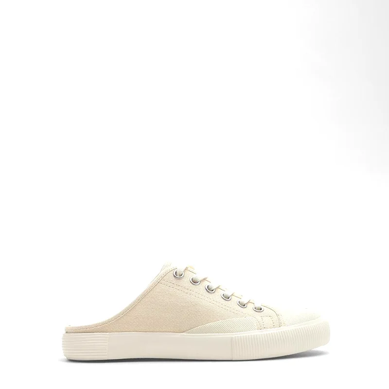 

2021 New Fashion Summer Canvas Shoes Female Casual Sports White Shoes Sling-heel Half-drag Lazy Shoes Women's Canvas Shoes