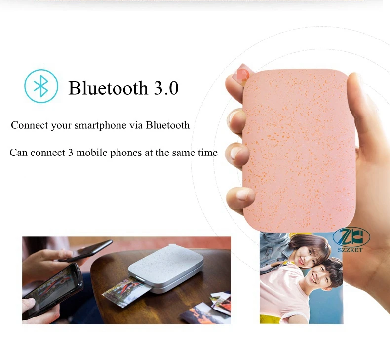 Sprocket100 Sprocket200 фотопринтер мобильный телефон bluetooth портативный мини Звездочка для hp ZINK печать фотобумаги без чернил