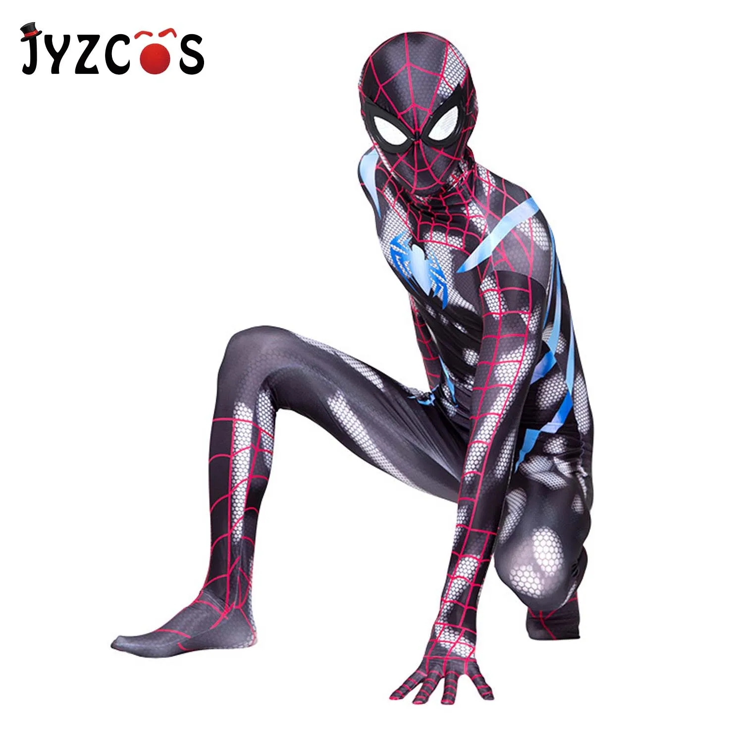 JYZCOS Marvel, PS4, Тайная война, Человек-паук, костюм для Хэллоуина, костюм Человека-паука, костюмы Человека-паука для взрослых, детей, косплей