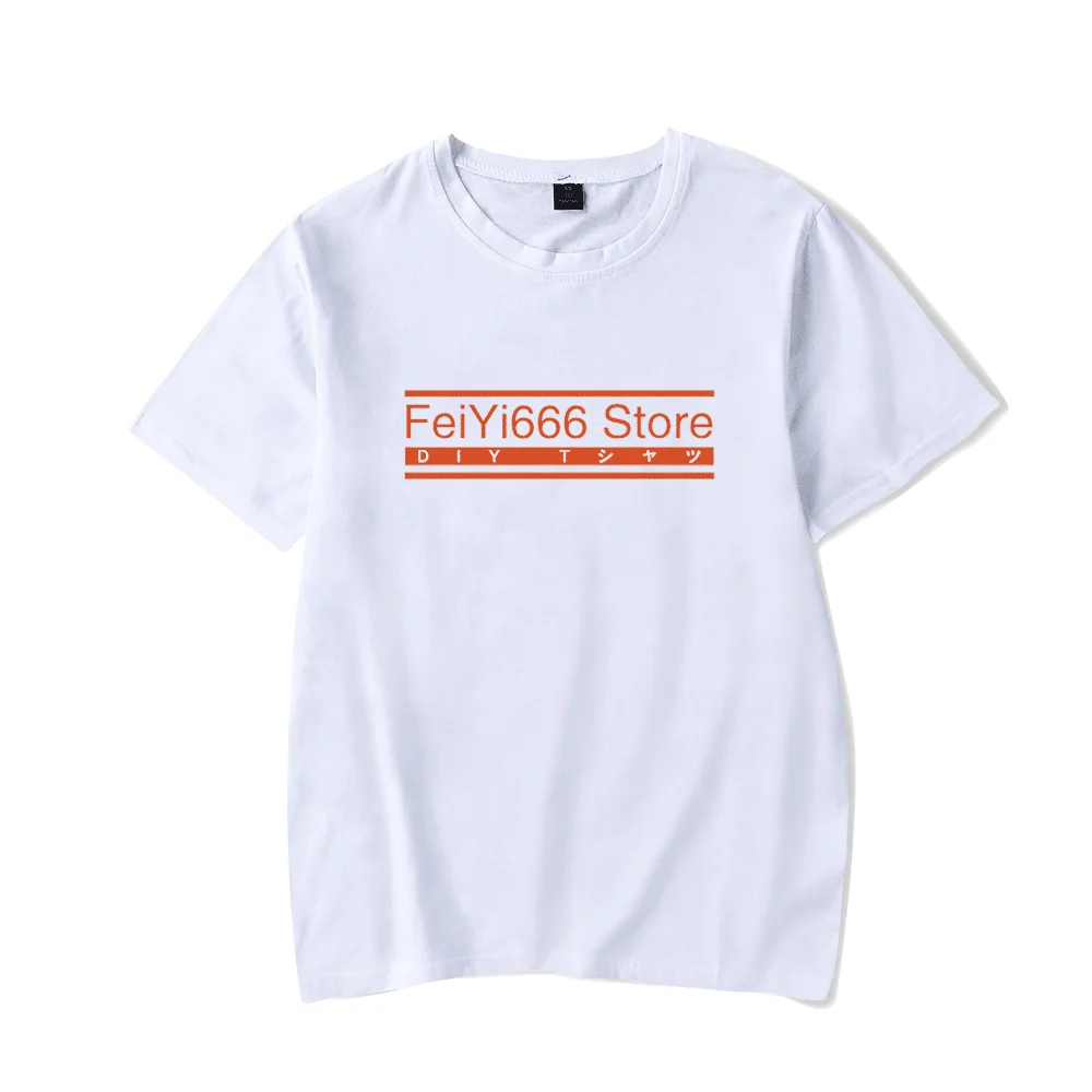 

FeiYi666 Store white 2D Print T-shirt Women/Men Clothes Hot Sale Tops Short Sleeve T Shirt