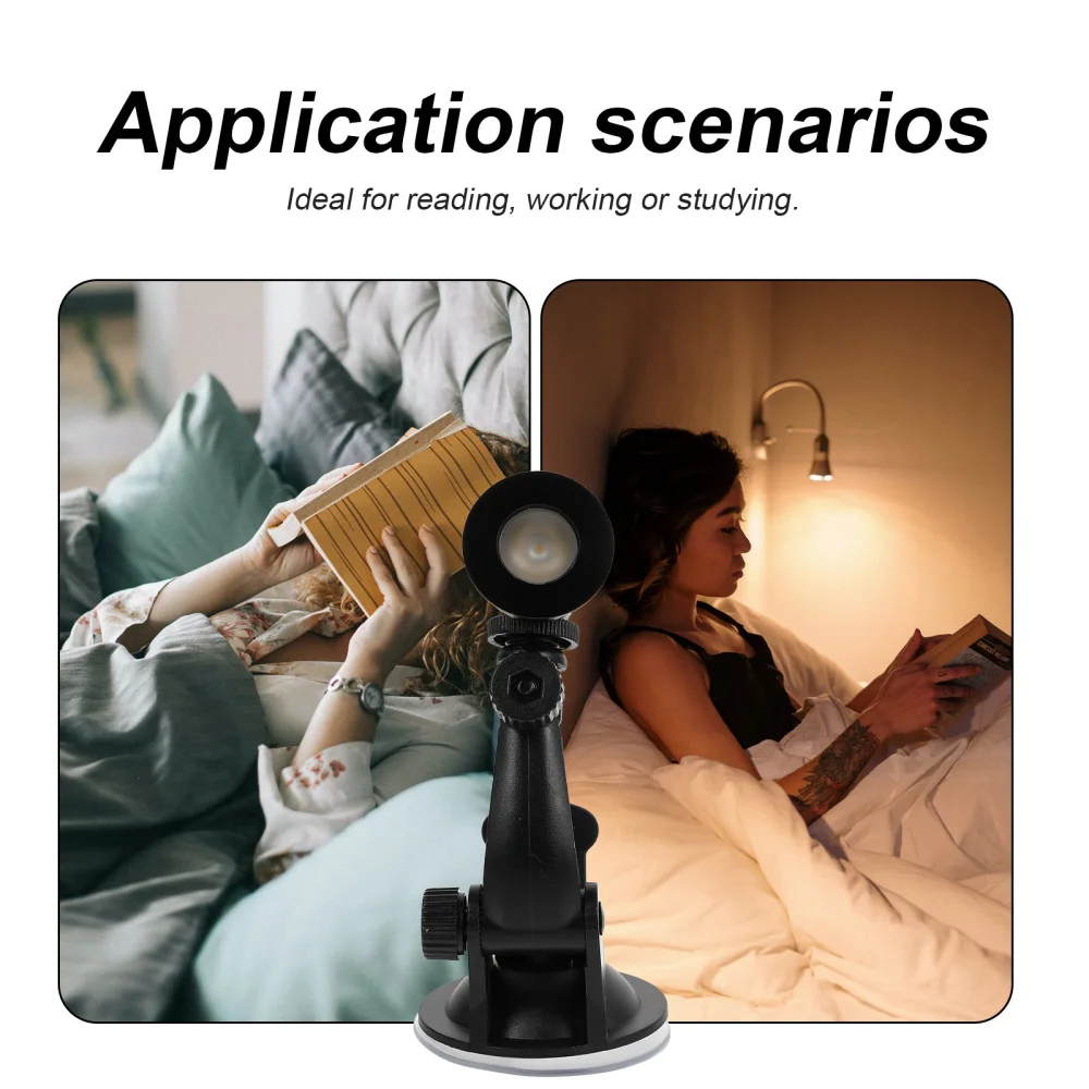 

1Pc Adjustable Table Lamp Eye Protection Desk Light LED Lamp with Sucker Base