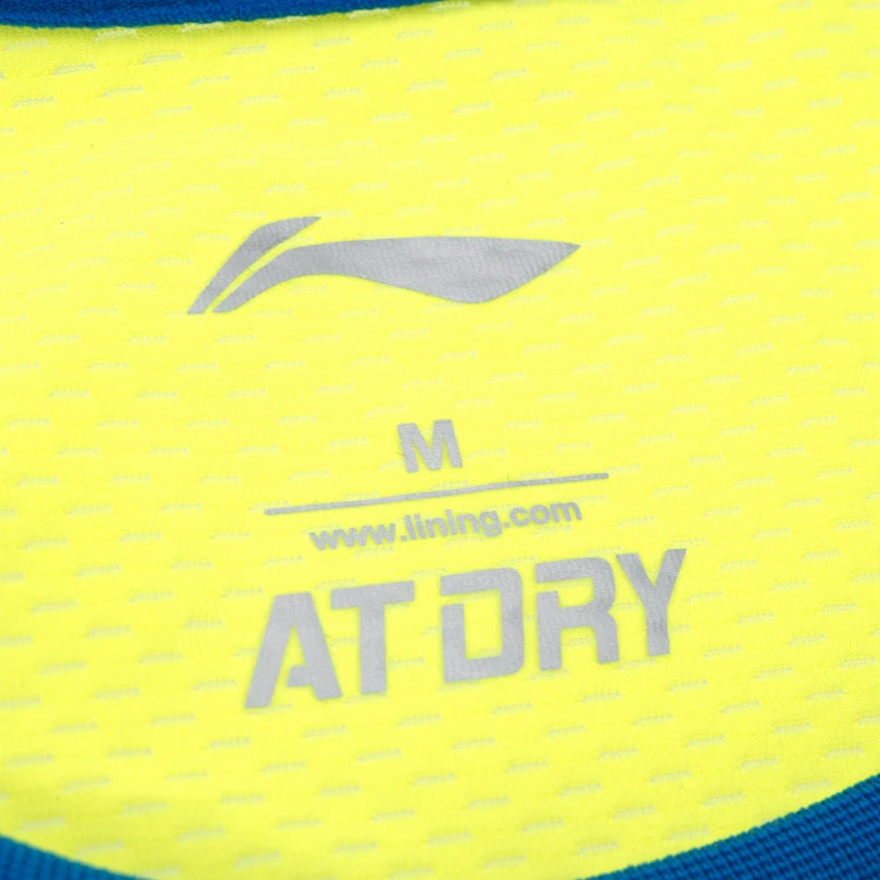 Li-Ning мужские рубашки для бадминтона дышащие футболки спортивные с подкладкой li