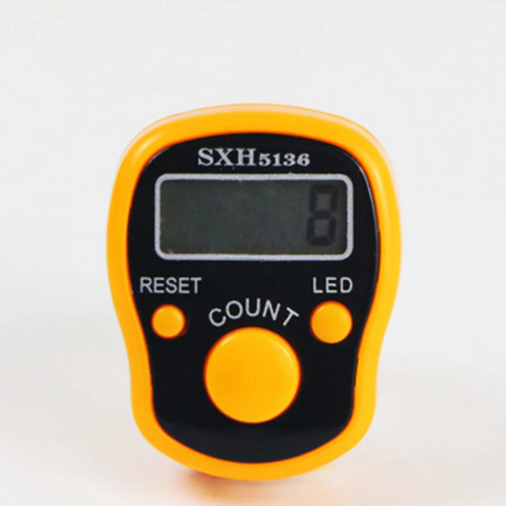 

New Arrival Electronic Digital Counter Portable Hand Operated Tally LCD Screen Finger Counter Random Color