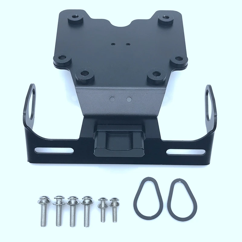 

Motorcycle Rear License Plate Holder Bracket with Light Tail Tidy Fender Eliminator for Yamaha Tenere 700 2019 2020 2021