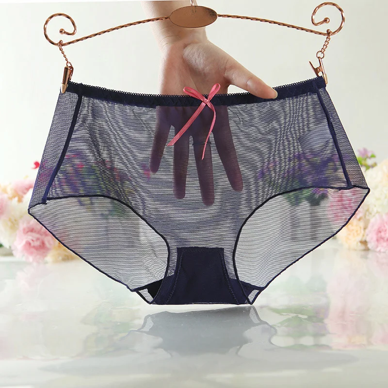 Женское нижнее белье Летние однотонные ультра тонкие мягкие прозрачные