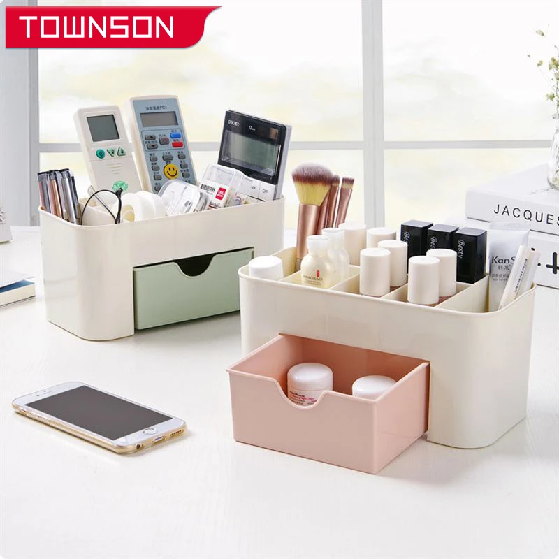 Ящик для хранения косметики органайзер чехол офисный Настольный ящик | Дом и сад