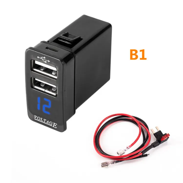 Для Geely Atlas, Boyue, NL3, SUV, Proton X70, Emgrand X7 Sports, 12 В автомобильный двойной USB Интерфейс адаптер Автомобильное зарядное устройство адаптер для мобильного телефона - Название цвета: B1