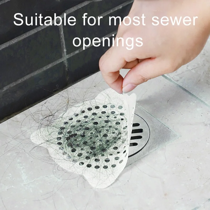 

1/5/10Pcs Disposable Filter Sink filter Floor Drain Stickers Anti Clog Hair Catcher Sticker Bathroom Kitchen Shower drain filter