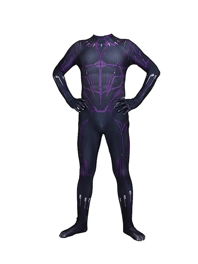 Супергерой tхалла Черная пантера костюмы на Хэллоуин для мужчин взрослых косплей