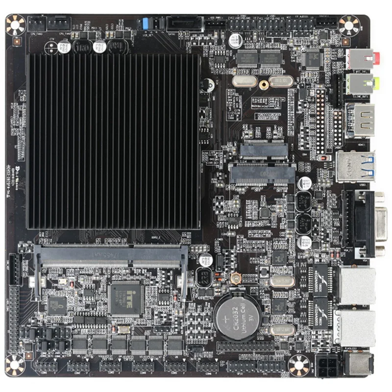Для процессора Celeron J1900L2 Настольный ПК мини Itx материнская плата с двумя Lan