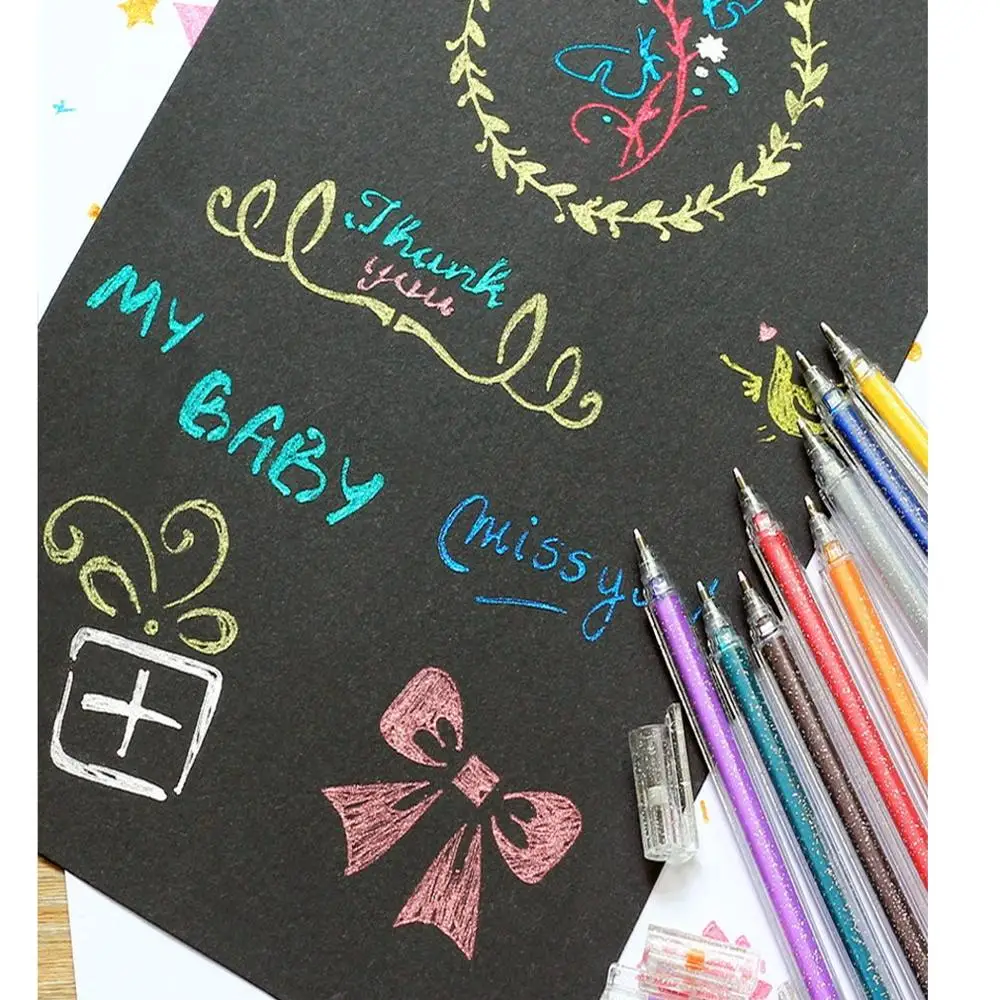 4 компл./лот 8 цветов Блестящий хайлайтер ручка 1 0 мм Bling bling marker Цвета Рисование DIY