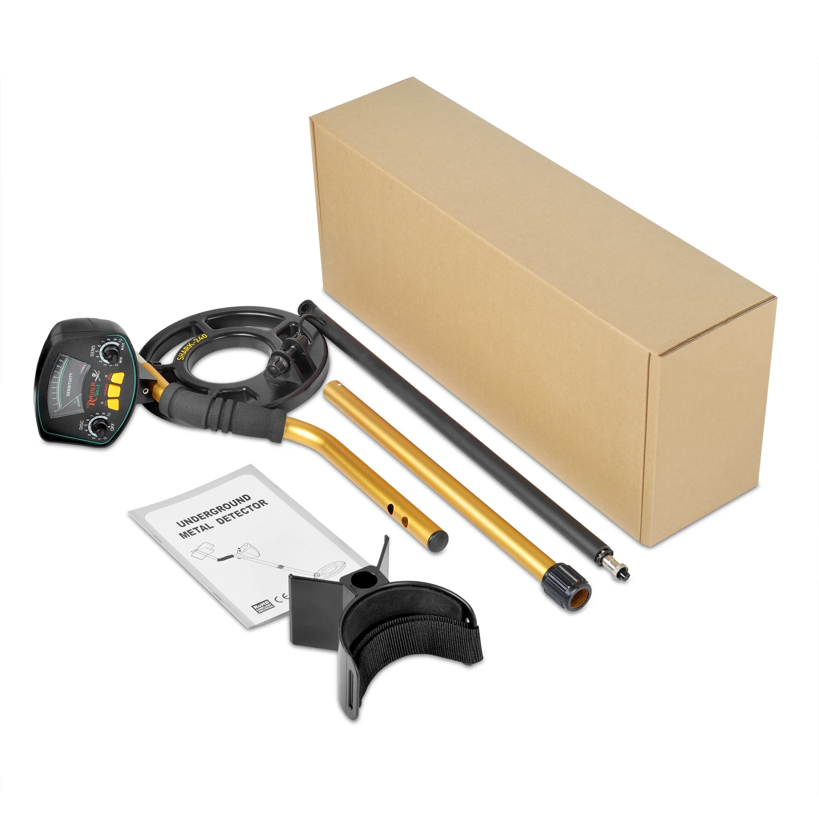 MD3009II подземный металлоискатель Регулируемый детектор золота pinpointer Охотник за