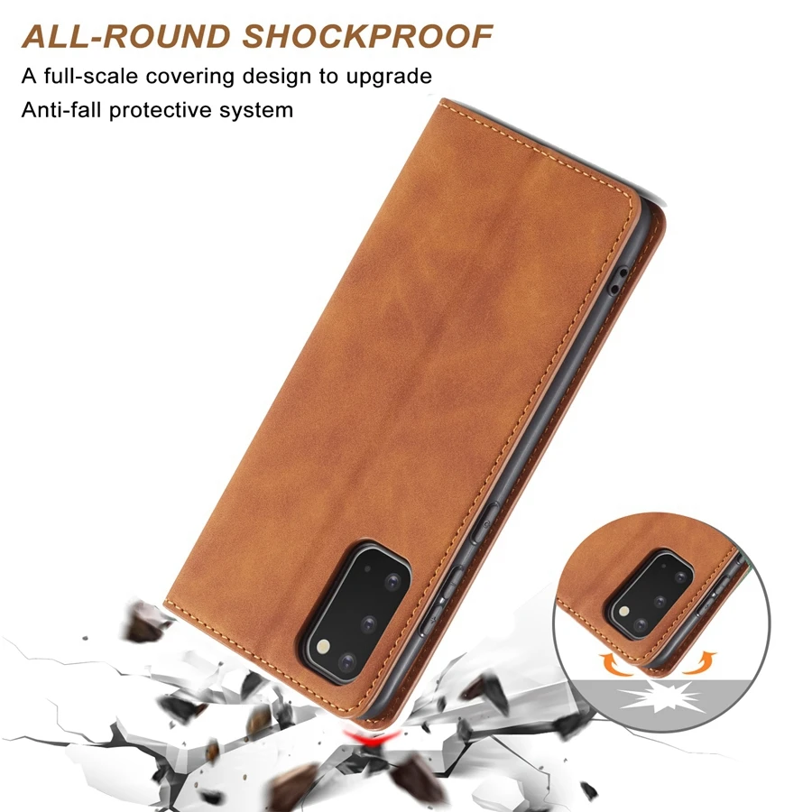 magnetic leather case for huawei mate 20 30 p20 p30 p40 pro lite p smart plus 2019 2020 honor10lite wallet card flip phone cover free global shipping