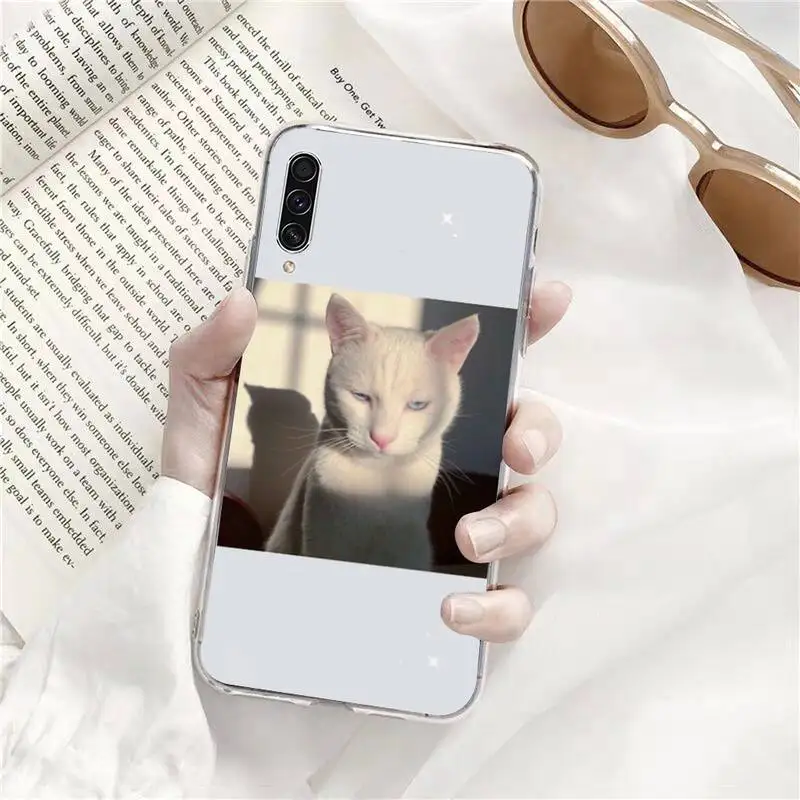 

Cute Cats lovely Phone Case Transparent for Samsung A71 S9 10 20 HUAWEI p30 40 honor 10i 8x xiaomi note 8 Pro 10t 11 funda shell