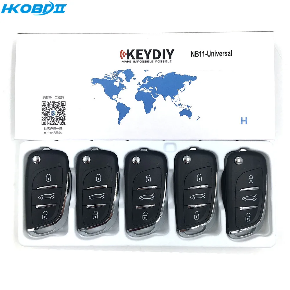 HKOBDII KEYDIY оригинальная серия KD NB11 NB с универсальным чипом дистанционного