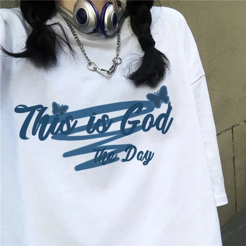 

Summer punk Personalized letter printing Women's T-shirt Aesthetic Loose Women's shirt Ladies tshirt Harajuku Clothing y2k top
