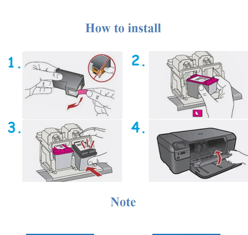 Картриджи LuoCai HP 92 совместимые с чернилами картриджи 93 Deskjet 5440 5442 5443 D4160 Photosmart C3140