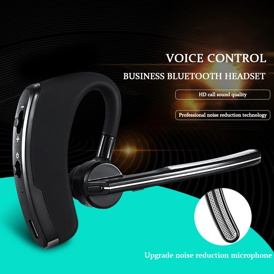

LIGE Wireless Bluetooth Earphone Noise-Reduction HD Handsfree Sport Waterproof Wireless Stereo Headphone with Mic for Business