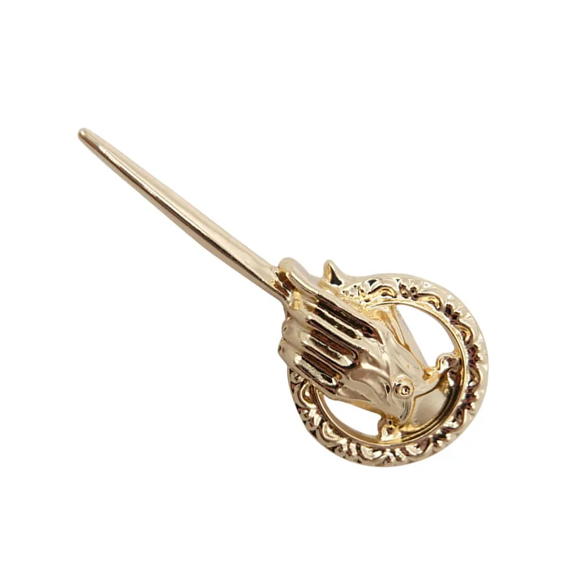 Brooch 2 Костюм для косплея «Игра престолов», 8 сезон, Daenerys, Таргариен, синее свадебное платье, вечерние платья на Хэллоуин, длинное платье для женщин и девочек - Цвет: Brooch 2