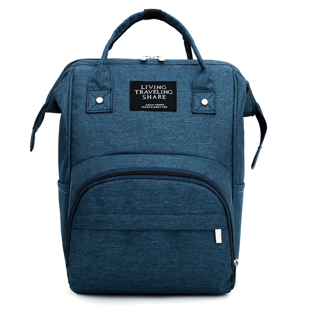 

Oxford cloth Baby Nappy Bag Mummy Daddy Backpack Large Capacity Waterproof Casual Laptop Bag Rechargeable Holder High capacity
