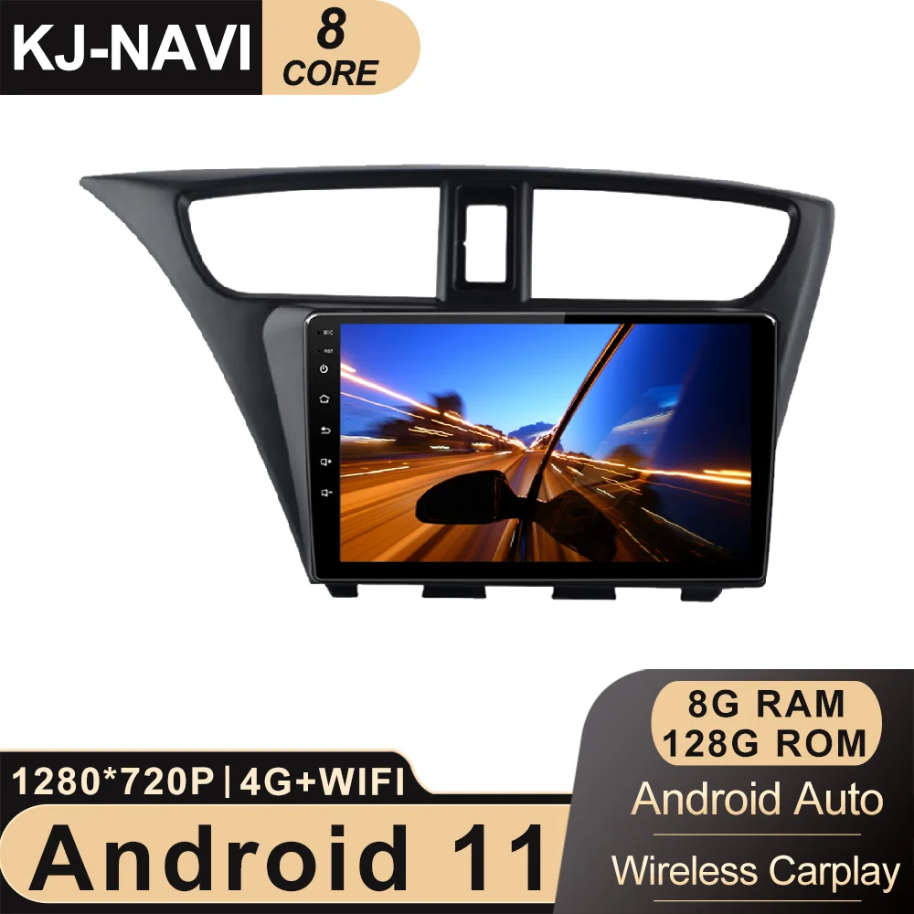 

Автомагнитола на Android 11 для Honda CIVIC 2013 - 2017 с поддержкой GPS и DVD