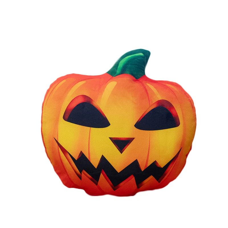 

1PC Halloween Pumpkin Stuffed Toy Evil Candy Hat Moon Eye Triangle Eyes Pumpkin Plush Pillow Kids Holiday Props Gift