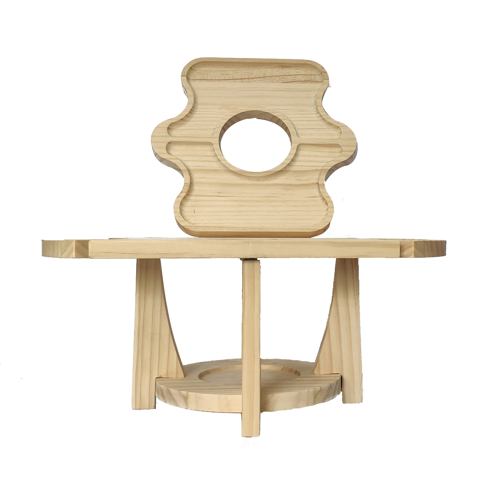 

Picnic Furniture Foldable Desktop Garden Travel Portable Wooden Rack Beach Party Square Easy Apply Barbecue Outdoor Wine Table