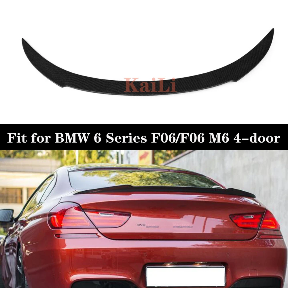 Для BMW 6 Series F12 Coupe F13 Convertible M6 задний УГЛЕРОДНЫЙ спойлер багажник крылья 2 дверь 2012