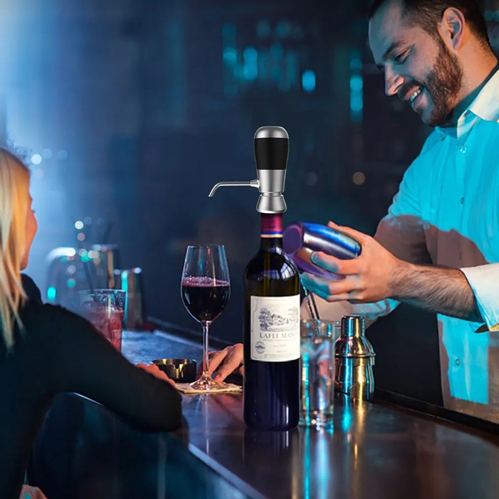 Smart wine electric decanter electronic hangover family hotel fast rechargeable | Дом и сад
