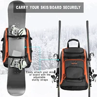 solarowl 50l ski boot bag large capacity storage boots helmet clothing can be placed skis backpack with adjustable waterproof