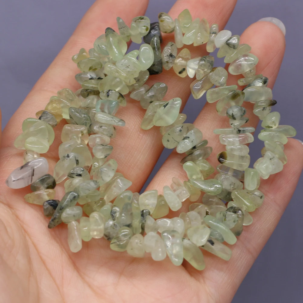 

Best Selling Natural Semi-precious Stones Green Grapes Crushed Stone Bead Make DIY Exquisite Handicrafts Size 5-8mm Length 40 Cm