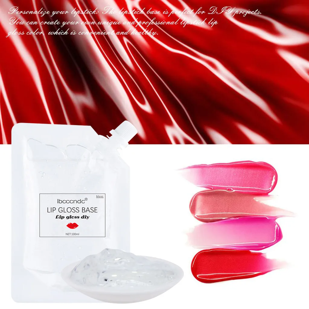 Ibcccndc губная помада Материал сделай сам прозрачный блеск для губ с антипригарным