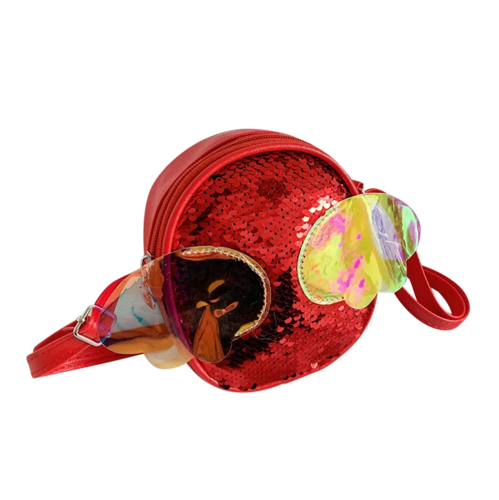 

Fashion Children Sequins Student Satchel HandBag Shoulder Bag Messenger Bag