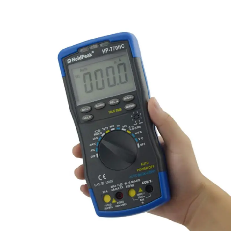 HP-700HC Digital Multimeter 1000V 600A NVC LCD Display DC AC Voltage Voltmeter Multitester Electric Measuring Tools | Инструменты