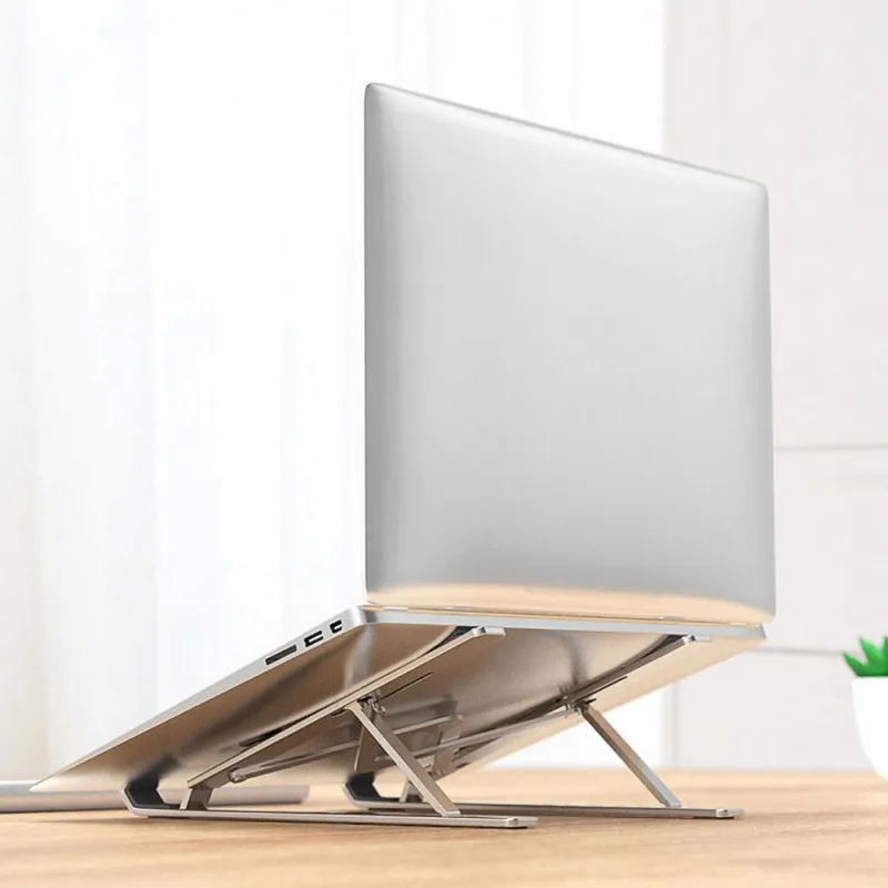 

Portable Laptop Stand Holder For Macbook Air Pro Aluminum alloy Notebook Support Holder PC Computer Stand Cooling Bracket*