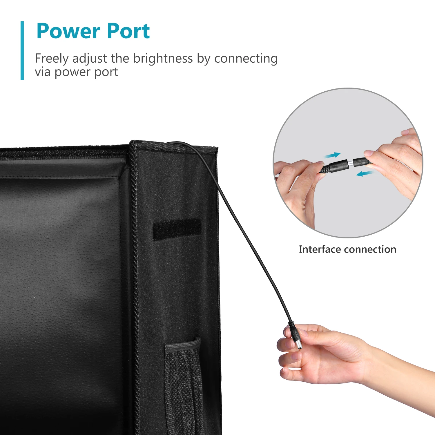 

Neewer 120 LED Bi-Color Dimmable 3200K-5600K Photo Studio Light Box 20 Inches Shooting Light Tent