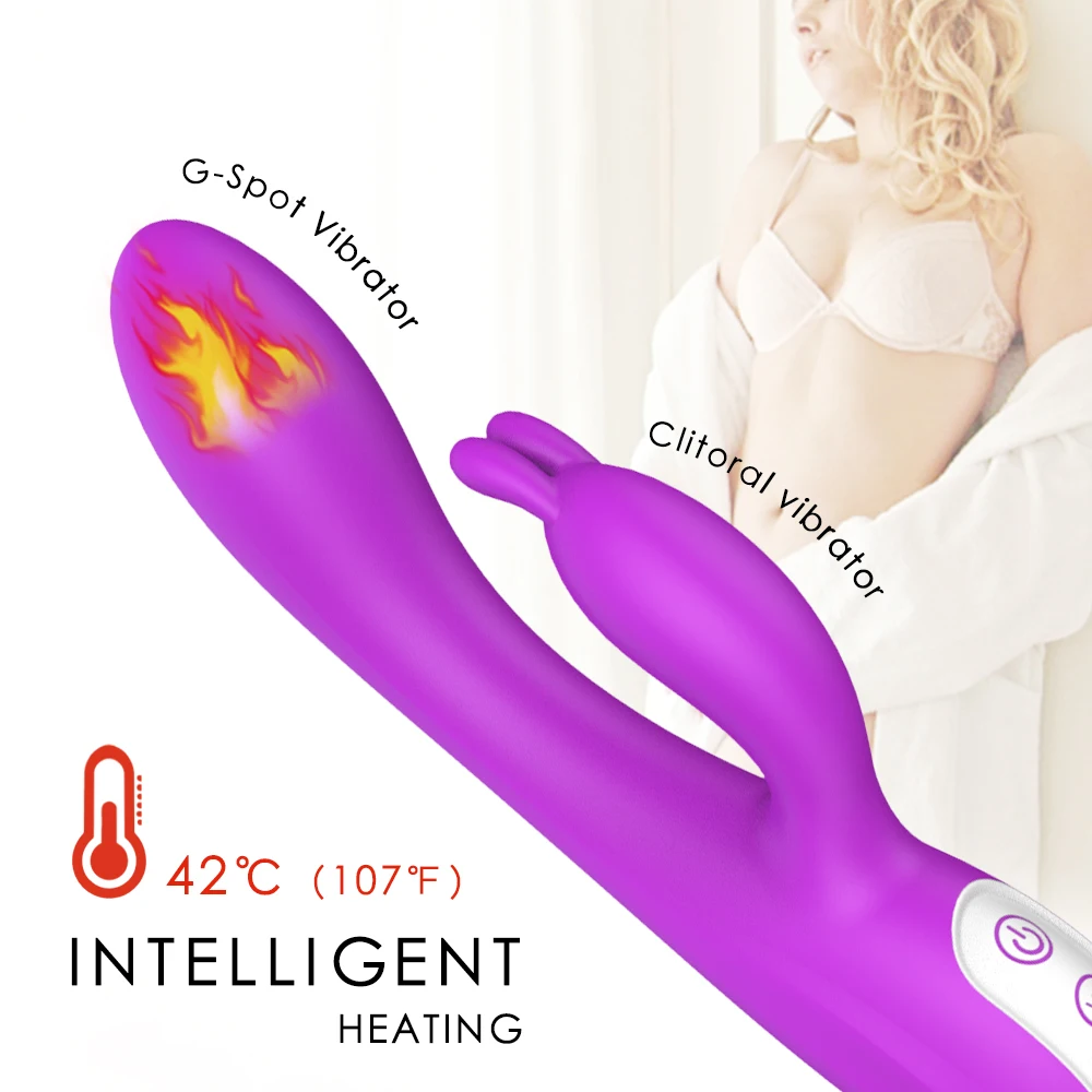 Barato Juguetes Sexuales Para Mujeres, Consolador Para Punto G, Masturbador Con Calor, Fuerte Choque, Vibrador Sin Huesos, Vagina, Estimulación Fuerte, Masaje De Clítoris