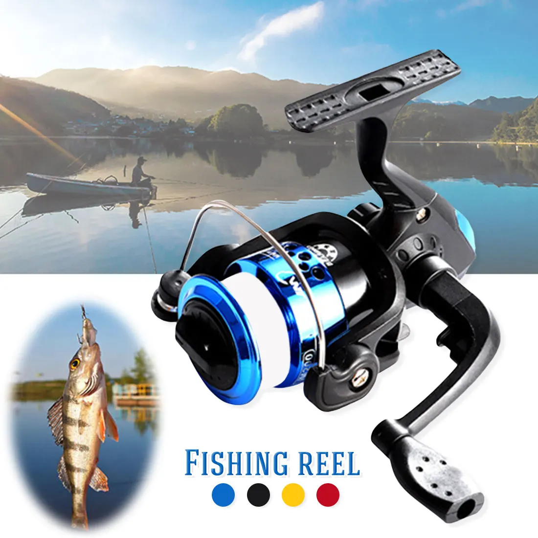 

Aluminum Alloy 5.1:1 200 Spinning Reel High Speed Gear Ratio Fishing Reels Metal Spool Spinning Reel Line fishing Hot 4 Colors
