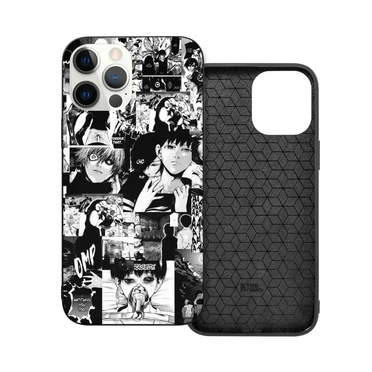 

Стеклянный чехол для телефона из ТПУ с коллажем Токийский Гуль манга для iPhone 13 12 11 Xs Xr X Pro Max Mini 7 8 Se2 Plus 6 6S