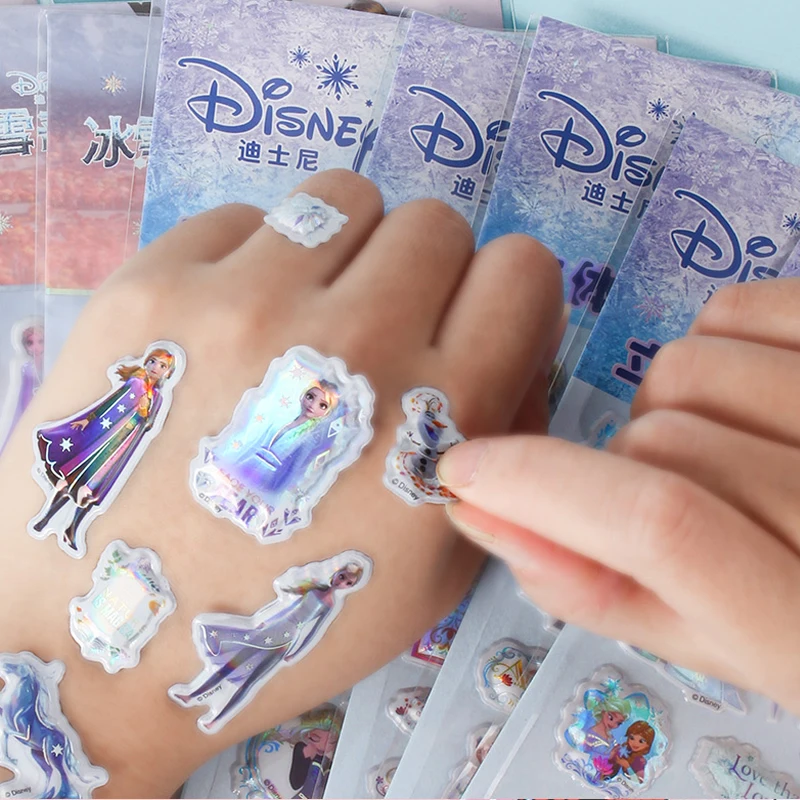 Disney 3D Пышное пузырчатые наклейки в виде милого героя аниме Принт Принцесса София