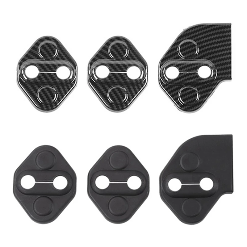 

3Pcs for Suzuki Jimny 2019 2020 Car Door Lock Protective Decoration Cover Trim Sticker Accessories