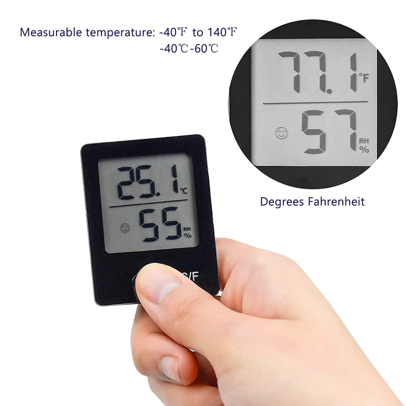 Цифровой термометр гигрометр Термогигрометр индикатор температуры и влажности