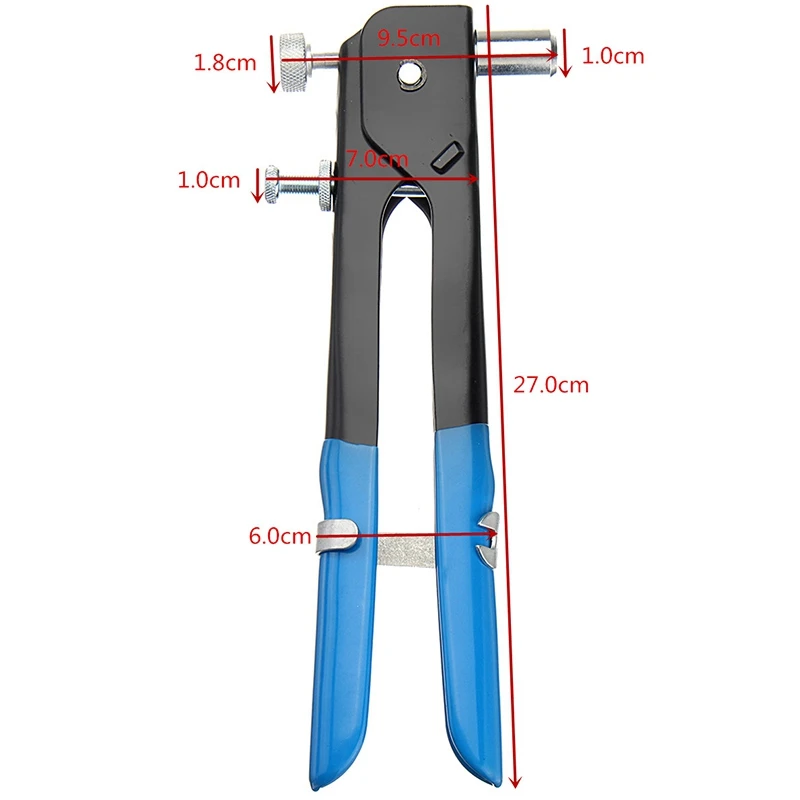 

JFBL Hot 106Pcs M3-M8 Blind Rivet Nuts Threaded Insert And Rivet Tool Riveter With Rivnut Nutsert Riveting Kit Tool