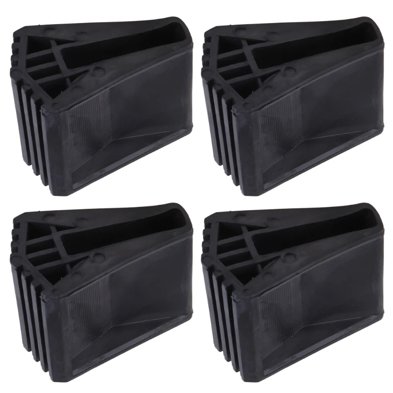 

C5AD 4 Pieces Ladder Feet Pad Ladder Foot Pads Ladder Feet Rubber Cover Furniture Rubber Feet Pad Rubber Material Non-slip
