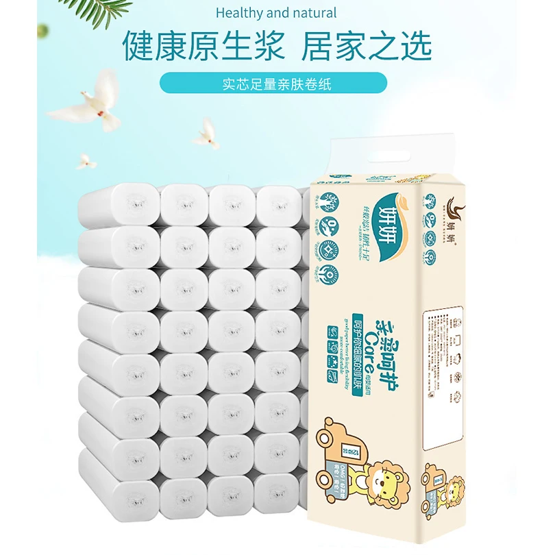 12 рулонов бумажные полотенца для рук туалетная бумага рулон туалетной бумаги