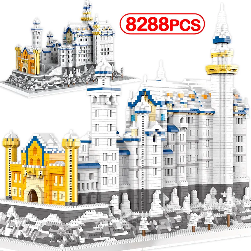 

8288 шт., Детский конструктор «Лебедь»