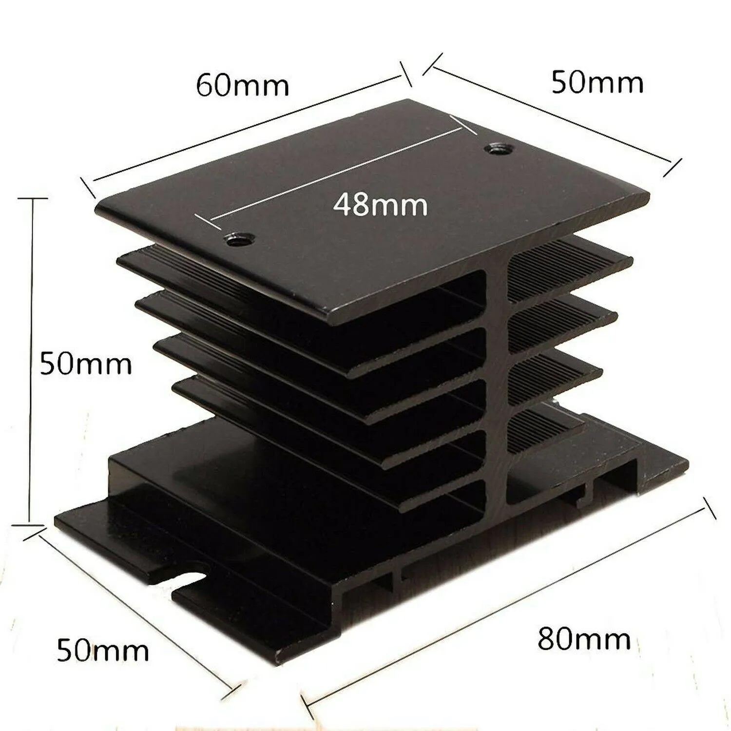 

3.15 Inches X 1.97 Inches Aluminum Radiator For Single Phase Heat Sink