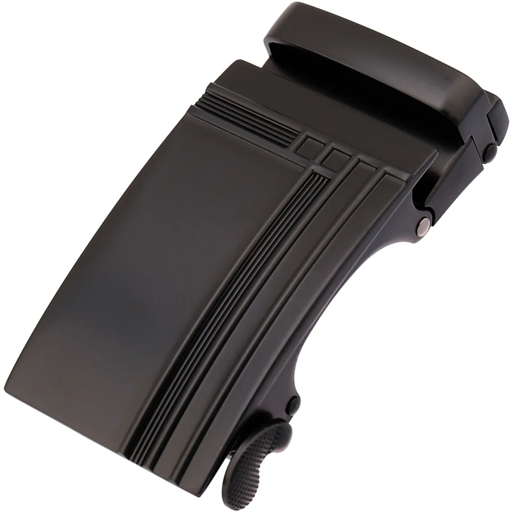 

New Dumb Black Automatic Buckle Fashion Men's Business Alloy Automatic Buckle Designer Belts Men 3.5cm LY236-21710