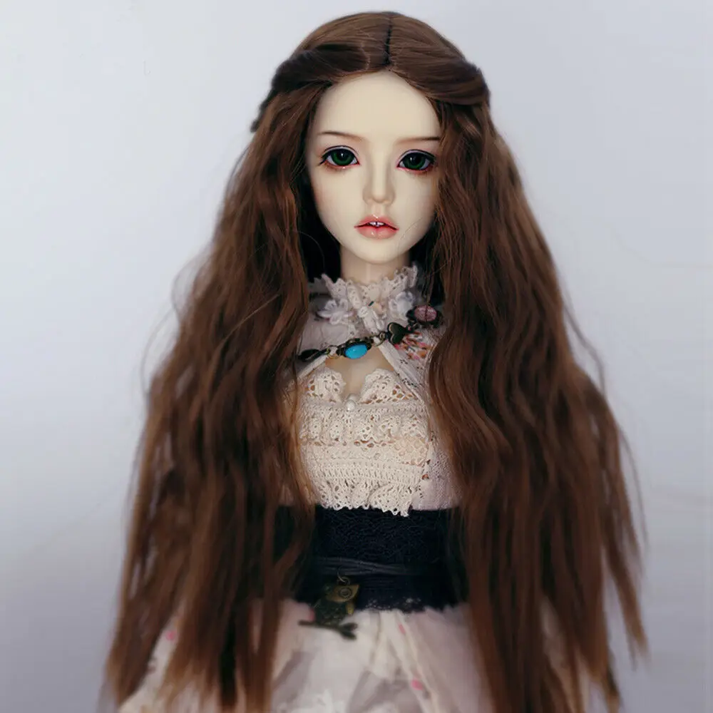[PF] темно коричневый кудрявый волнистый парик для 1/6 1/4 MSD 1/3 SD DZ AOD LUTS BJD Dollfie|Куклы| |